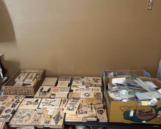 scrapbooking stamps large wood