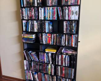 dvds blue rays vhs books