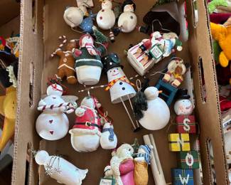 100 plus snowman ornaments
