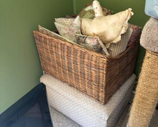 pillows, foot rest