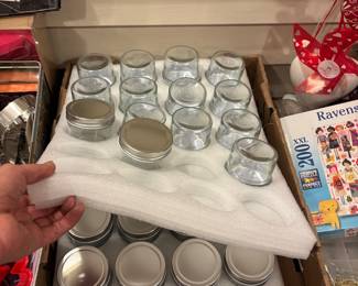 Small jars for crafts with lids new 
