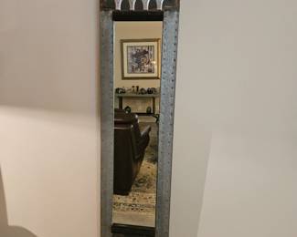 Mirror with Tin Frame