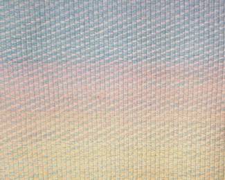 Karen Gutowski “Winter into Spring” rug - $750