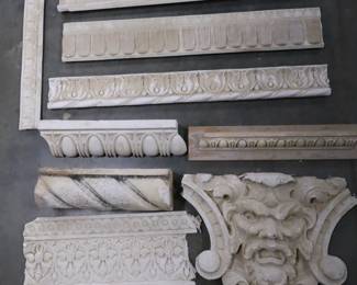 Architectural Pieces and Green Man
