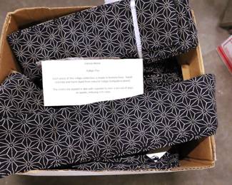 L'aviva Indigo Ties - 108" x 4" Could be braided or woven for pillows. Approx 60 pieces available - $1.00 each