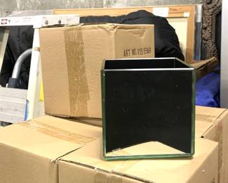Mirrored containers - $4.00 each