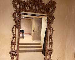 Antique Carved Chinoiserie Chippendale Mirror