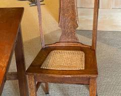 Antique Press Cane Chair