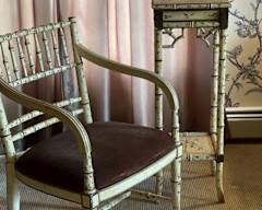 Faux Painted Bamboo Chair