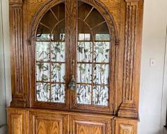 Baker Armoire - Glass Shelves (2 Pieces)