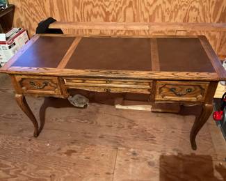 Baker Leather Top Desk