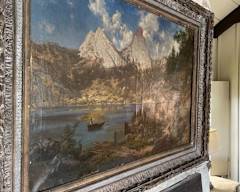 Alpine Lake Canvas Original Painting