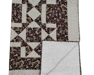 Queen Size Quilt Machine Stitched