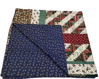 California King Size Quilt Machine Stitched