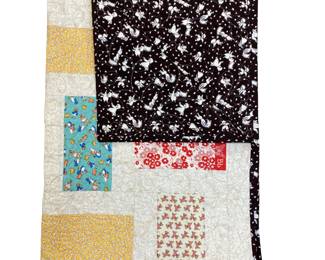 Throw Quilt Machine Stitched