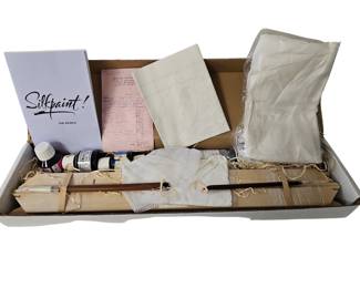Unused Silkpaint! The Basics Kit Silk Paint Brushes Frame