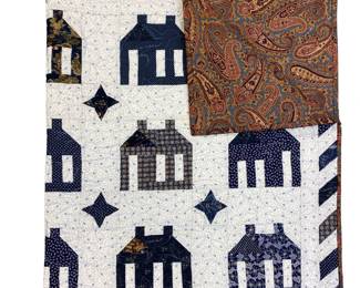 Throw Quilt Machine Stitched