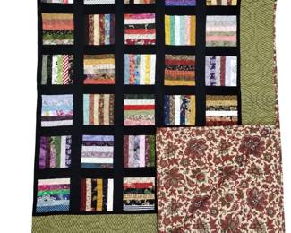 Quilt Machine Stitched Bag Totes Design Burgundy
