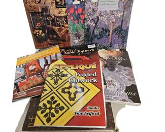 Quilt Pattern Books Applique Wool Embroidery LOT