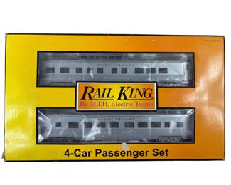 O27 Rail King 4 Car Passenger Set Rock Island 67328