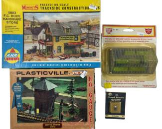 HO LOT Scenery Building IHC Greenhouse Hardware Store Switch Tower