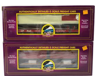 O27 MTH CP Rail 505189 98691 Flat Trailer PUP 500048 98753