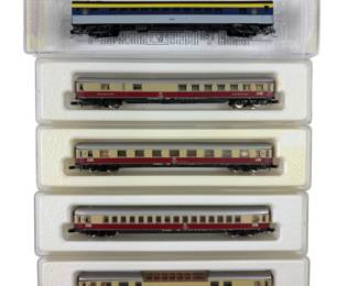 Z LOT 5 Train Cars Marklin Mini-Club 8734 35 36 38 +Micro B&O