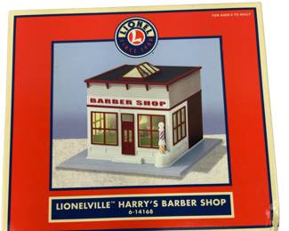 O27 Scenery Lionel 14168 Harry's Barber Shop Lionelville