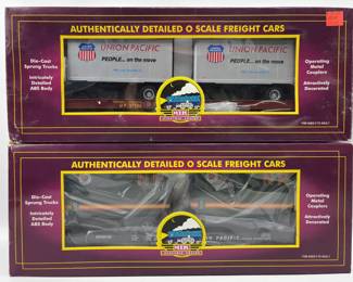 O27 LOT 2 MTH UP Flatcar 98107 NP 98105