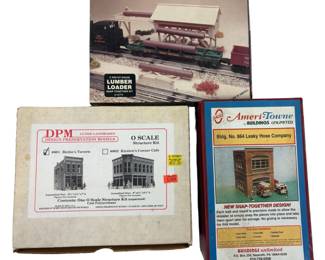 Scenery Models Buildings Lionel Lumber Loader DPM Ameri-Towne Fire Dept