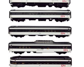 O27 MTH 5-Car ABS Passenger Set 65003 CN Moonlight Dome