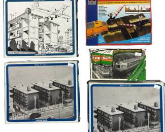 N LOT Scenery Buildings Dual Crossing Gate Operating