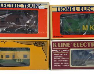 O27 HO LOT 4 Train Cars Caboose 19724 17600 K6170 9231