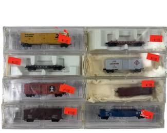 Z LOT 8 Train Cars Marlin Mini Club & Micro-Trains