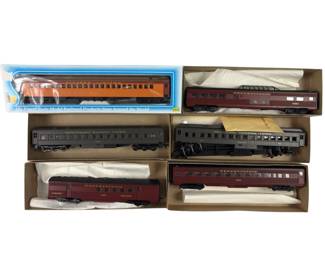 HO LOT 6 Train Cars Passengers IHC Pioneer SP Pennsy NYC Vista Dome