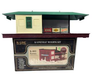 O27 Lionel 256 Freight Station K-Line 4011 Factory Building Kit