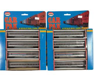 N LOT 2 Car Paks Passenger Cars AMTRAK