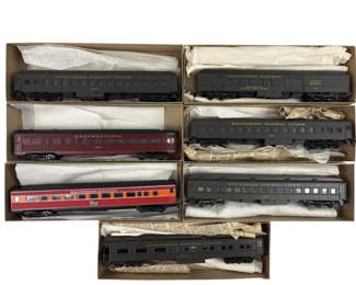 HO LOT 7 Train Cars Passengers SP Pennsy