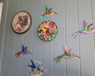 Outdoor wall decor.