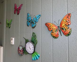 Outdoor wall decor.