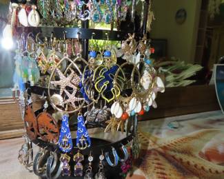 Fun earrings.