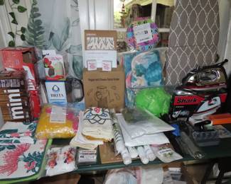 Brand new items, Shark iron, ironing boards,