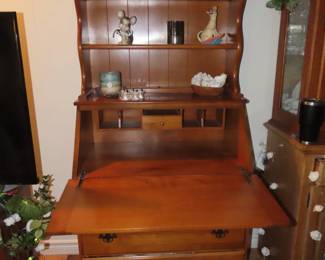 Secretary/drop down desk.