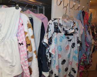 Pajamas and nightwear.