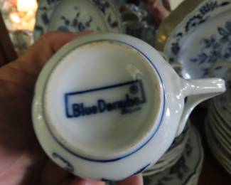 Blue Danube dinner set.
