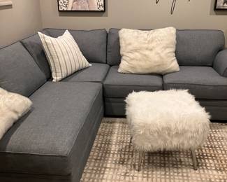 Grey sectional great condition