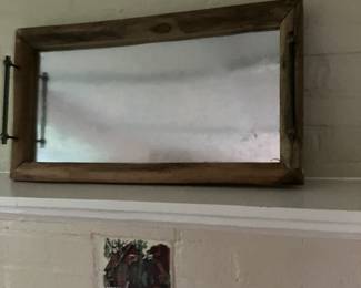 Mirrored serving tray