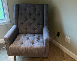 Grey chair very comfy