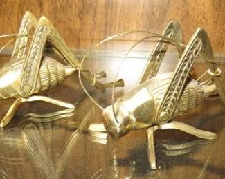 Vintage Brass Grasshopper/Crickets