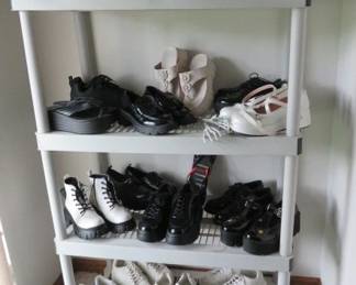 Goth Punk High Platform Shoes Size 10